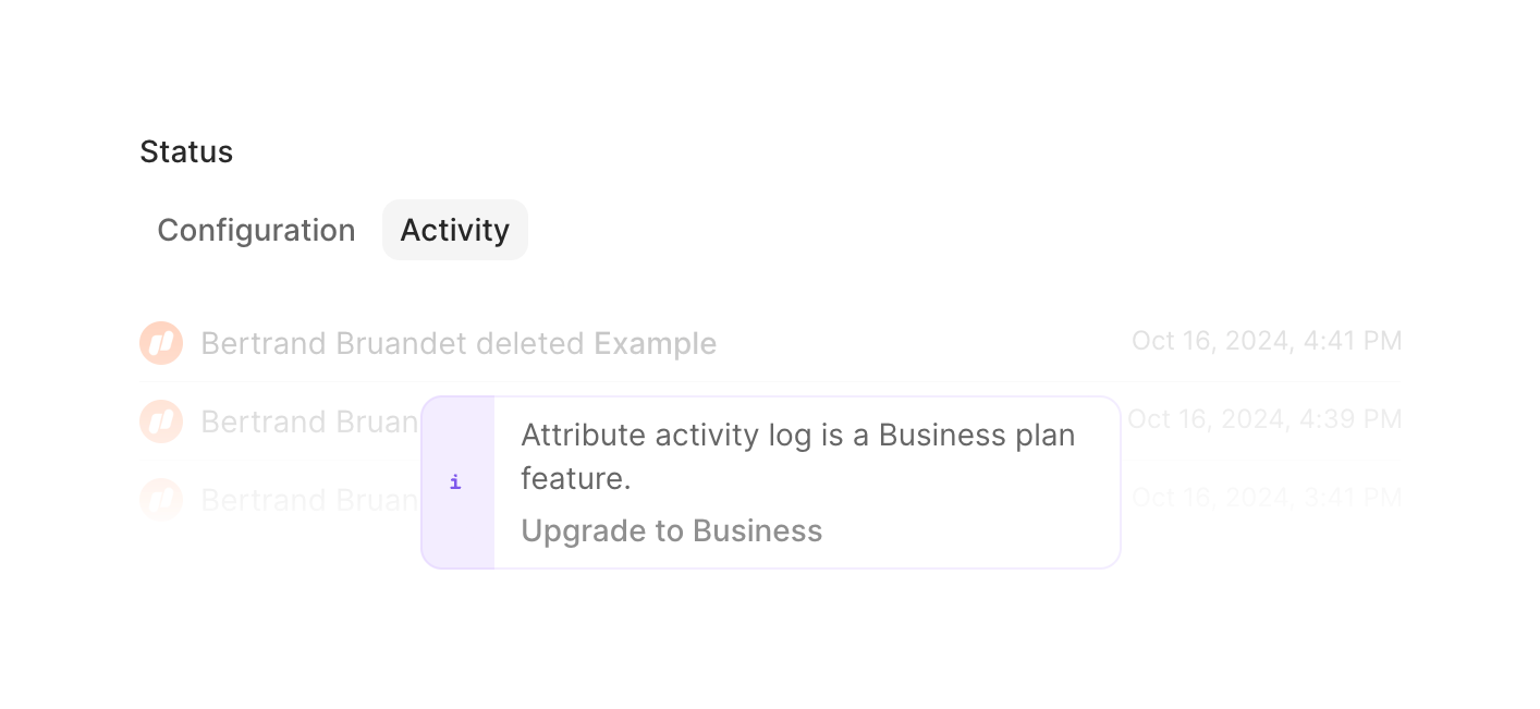 Height — Upgrade your plan component