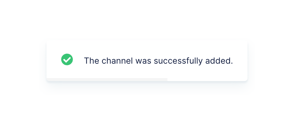 Fernand — Notification Toast component