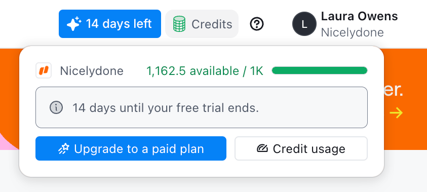 Clay — Dropdown menu component
