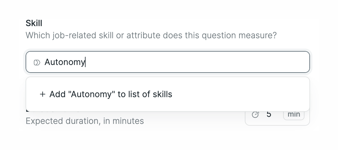 Hireproof — Input select component