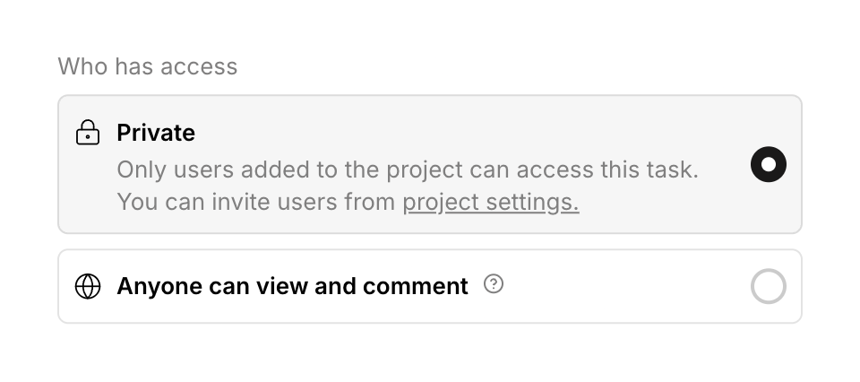 Workflow — Checkbox & radio component