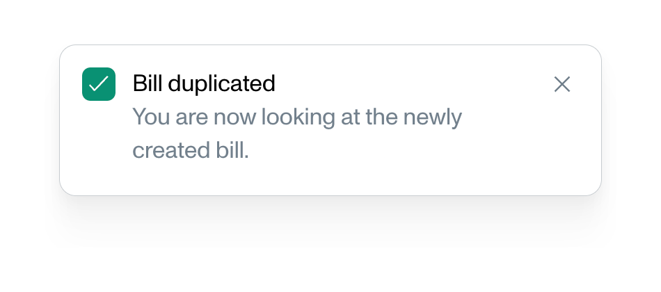 Tola — Notification Toast component