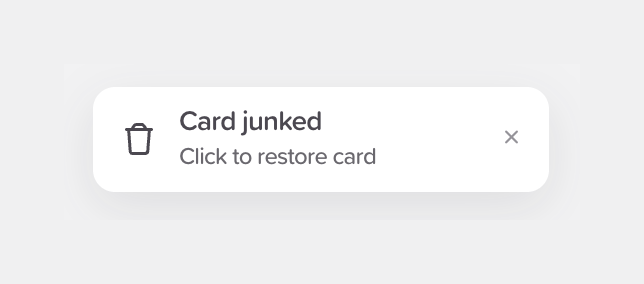 Supernotes — Alert component