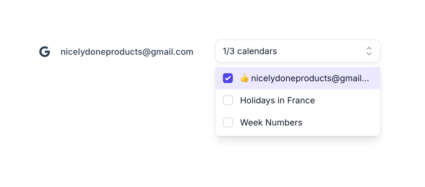Reflect — Input multi-select component