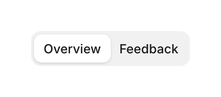 Documentation.AI — Segmented control component