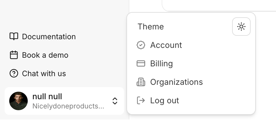 Documentation.AI — Dropdown menu component