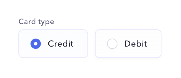Mercury — Checkbox & radio component
