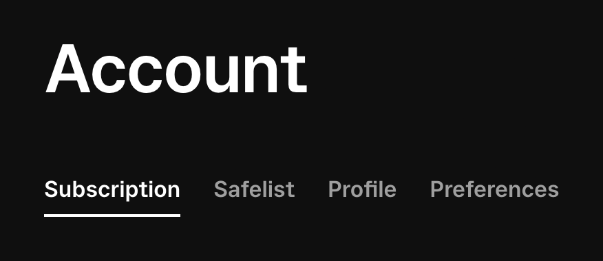 Epidemic Sound — Tabs component