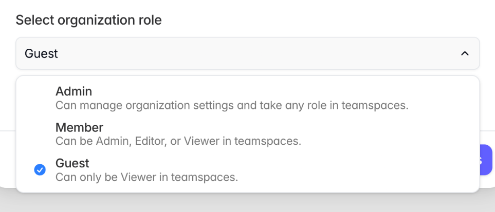 Tabular — Input select component