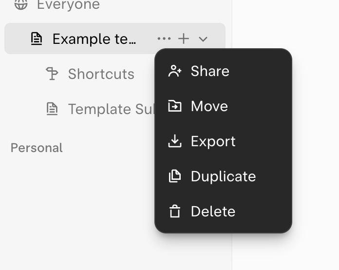 Skiff — Dropdown menu component