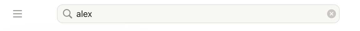 Notion Mail — Input search component