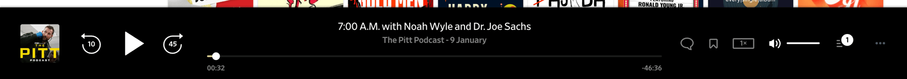 Pocket Casts — Audio player component