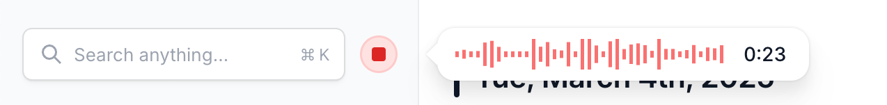 Reflect — Audio player component