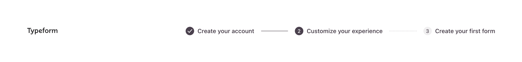 Typeform — Breadcrumb component