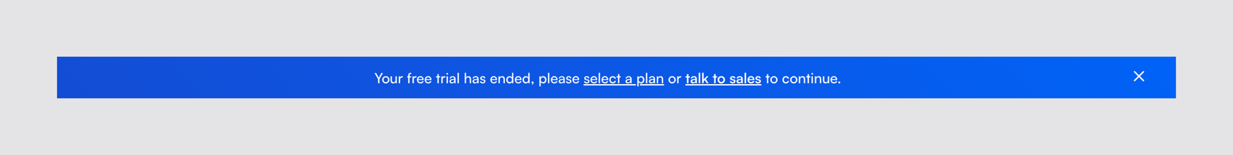 Dock — Alert component