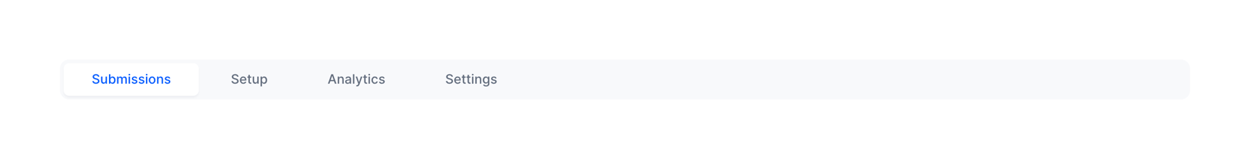 Formcarry — Tabs component