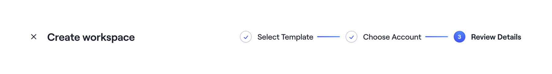Dock — Stepper component