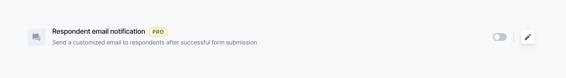 Formcarry — Toggle/Switch component