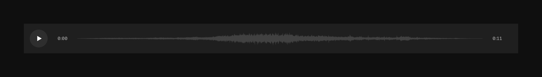 Epidemic Sound — Audio player component
