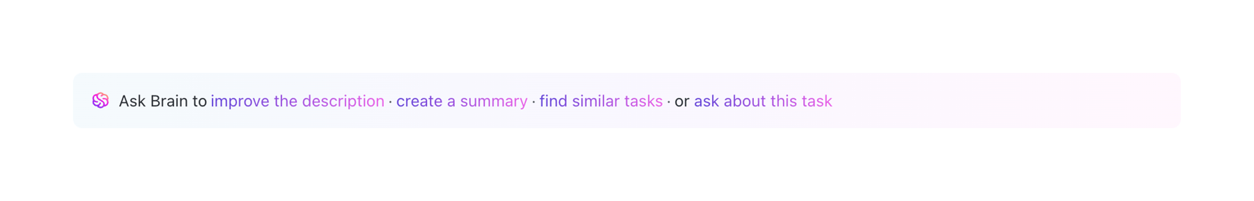 ClickUp — Artificial intelligence component