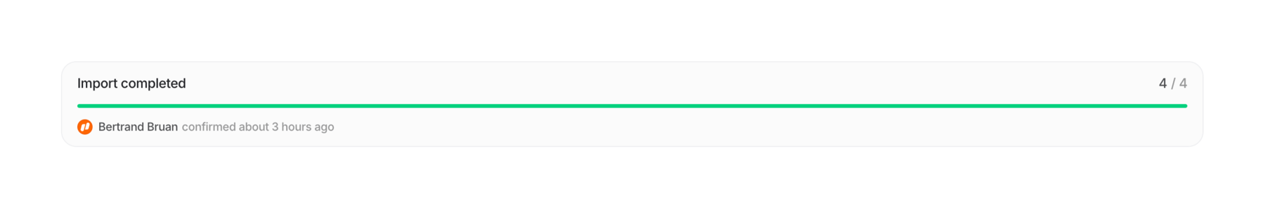 Attio — Progress indicator component