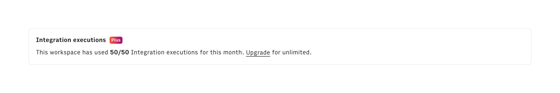 Rows — Upgrade your plan component