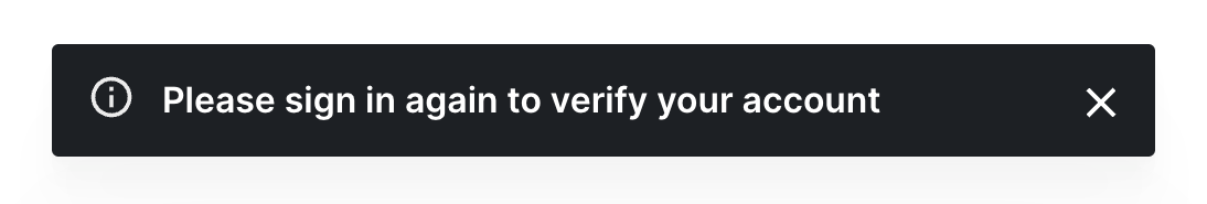 Twingate — Notification Toast component