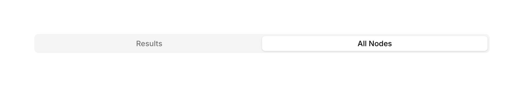 Leap — Segmented control component