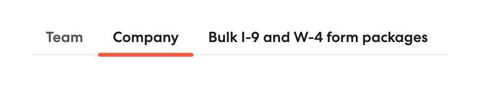 Gusto — Tabs component