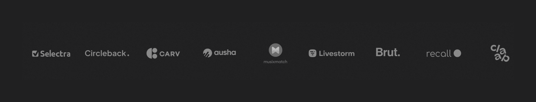 Gladia — Social proof component