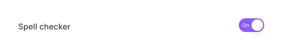 Reflect — Toggle/Switch component