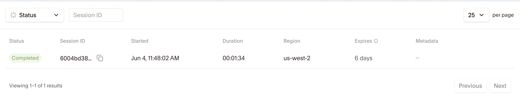 Browserbase — Table component