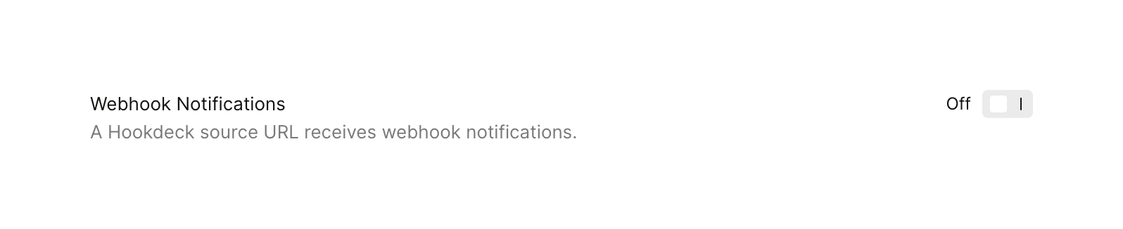 Hookdeck — Toggle/Switch component