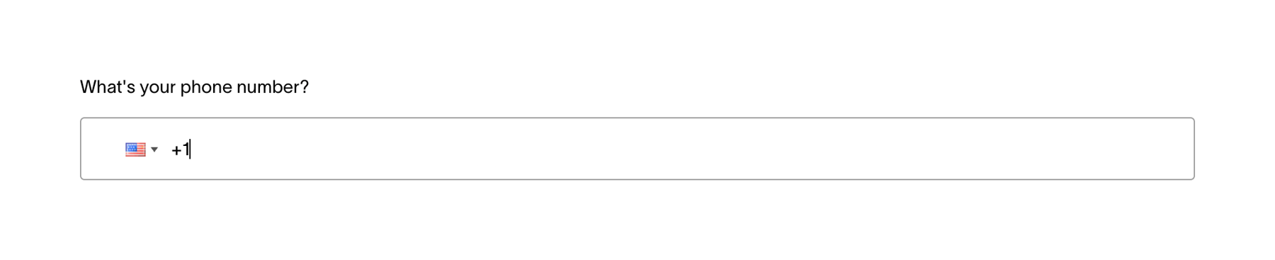 Cache — Input phone number component
