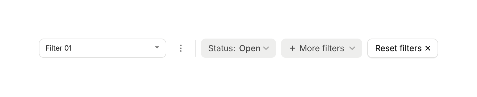 Capsule — Sorting & filtering component