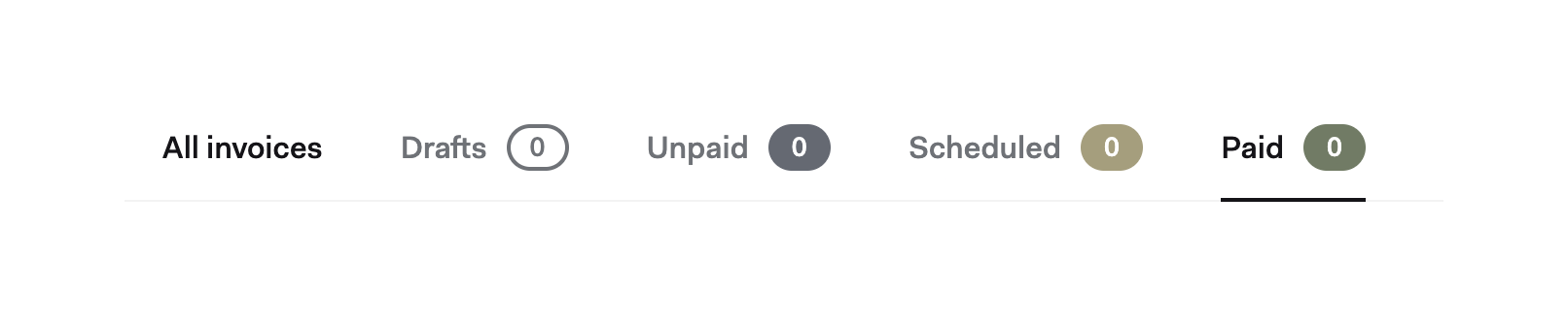 Found — Tabs component