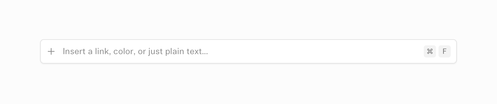 (Basic) Bookmarks — Input search component