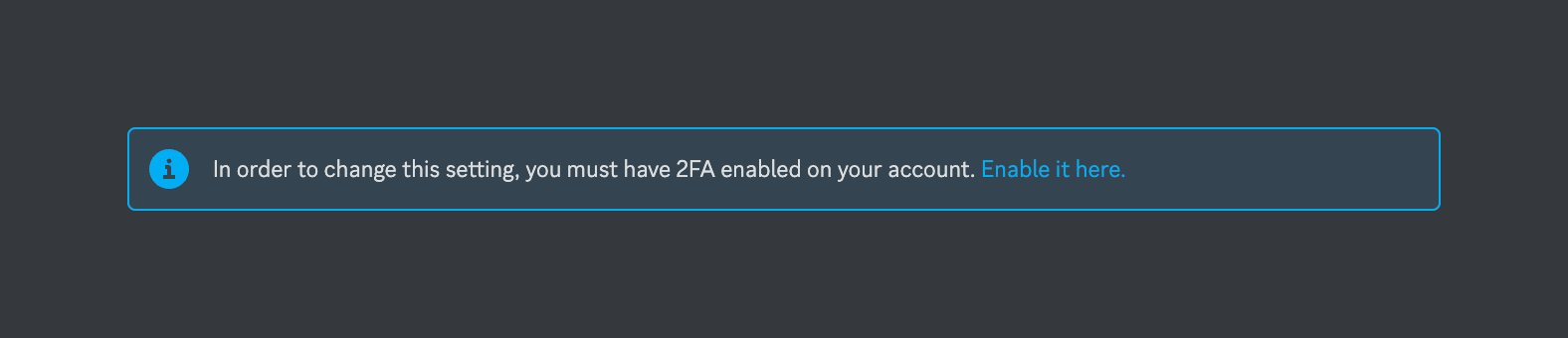 Discord — Alert component