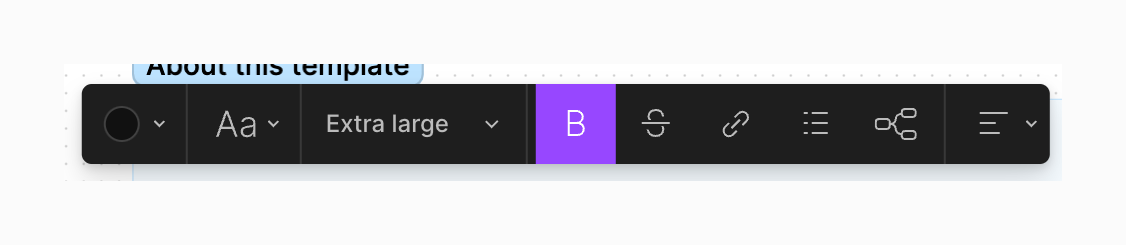 Figma — Toolbox component