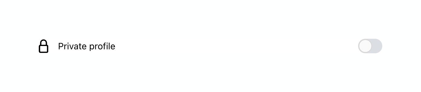 Threads — Toggle/Switch component