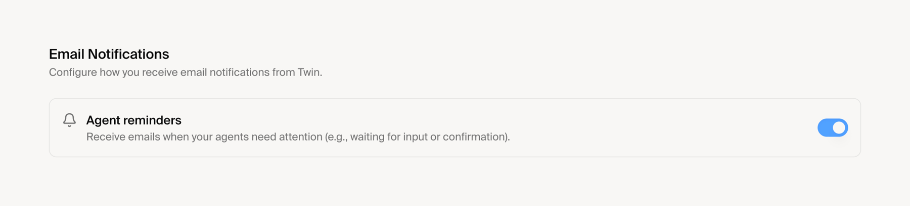 Twin — Toggle/Switch component