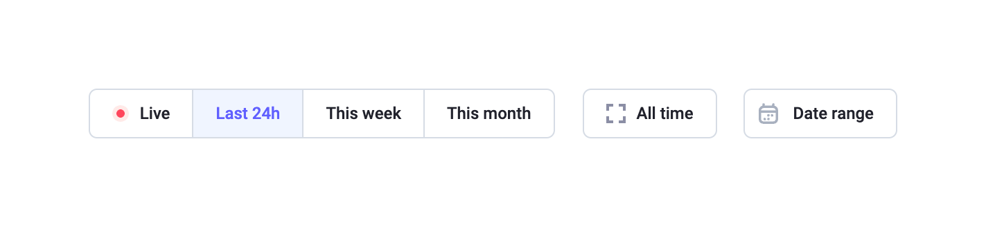 Kinescope — Segmented control component