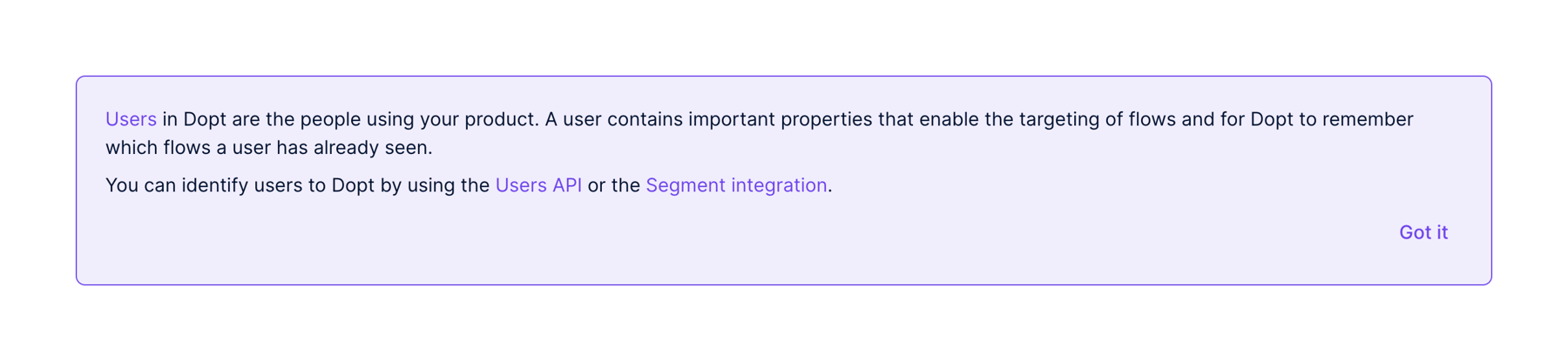 Dopt — Alert component