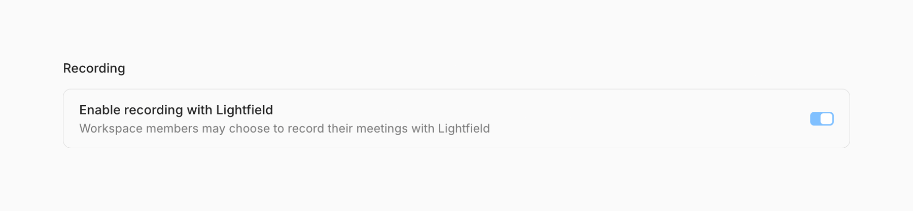 Lightfield — Toggle/Switch component