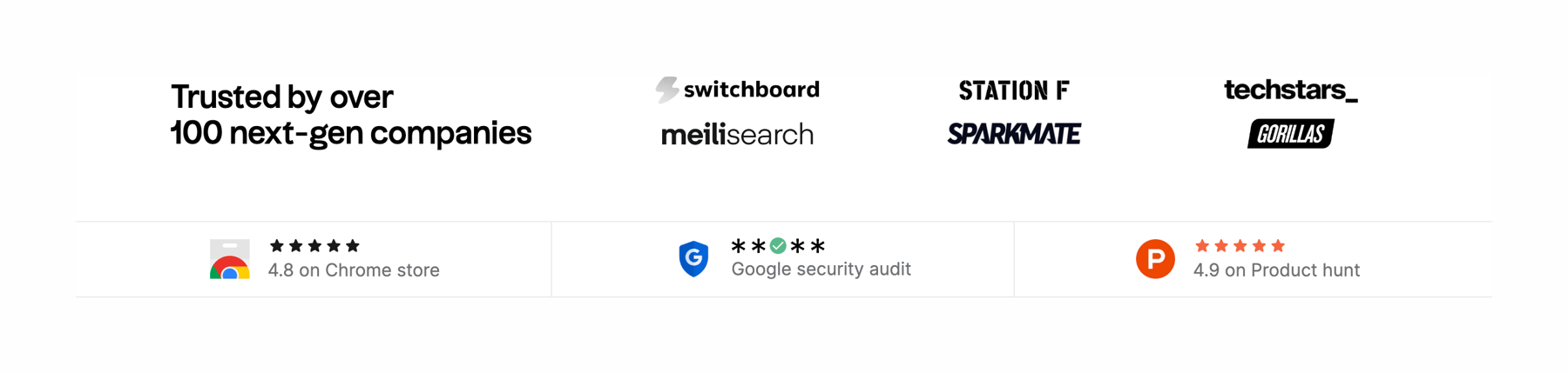 Folk — Social proof component