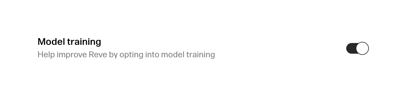 Reve — Toggle/Switch component