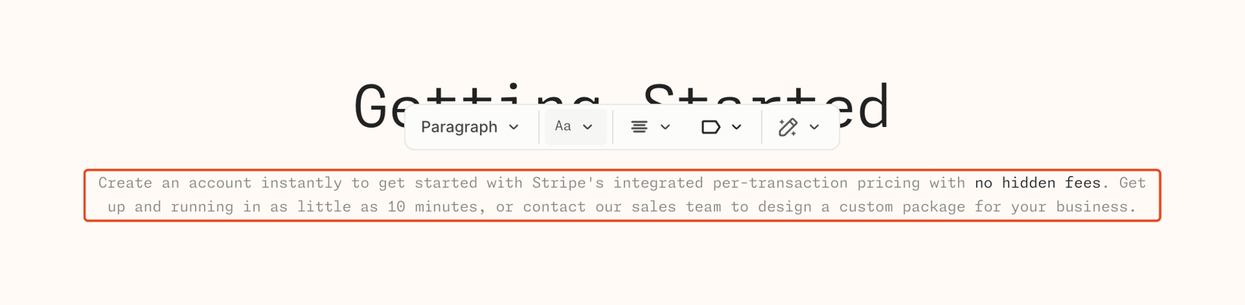 Chronicle — Rich text editor component