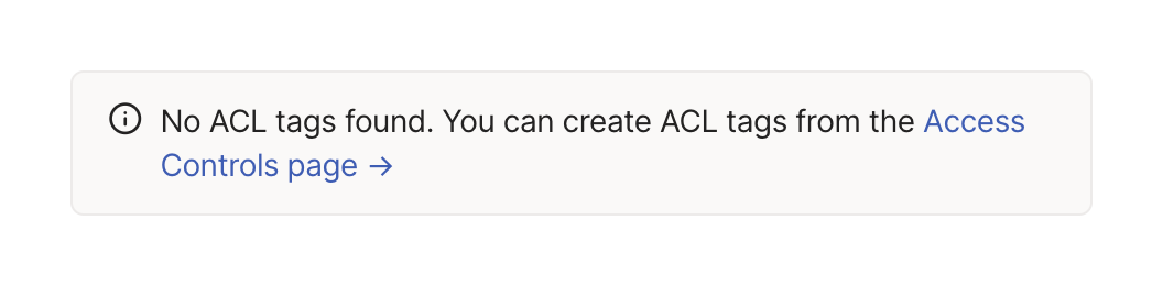 Tailscale — Alert component