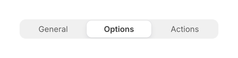 Glide — Segmented control component