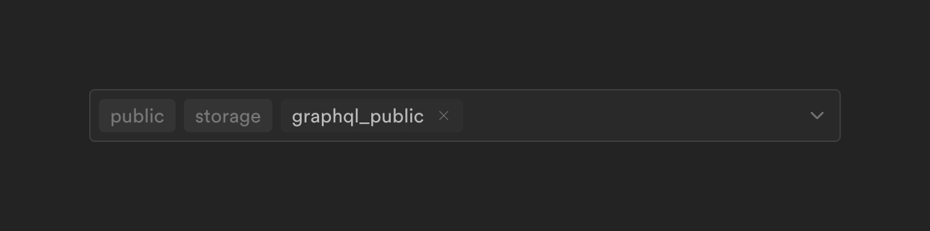Supabase — Input tag component